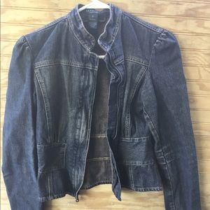 Kenneth Cole Reaction Dark Moto Jean Jacket